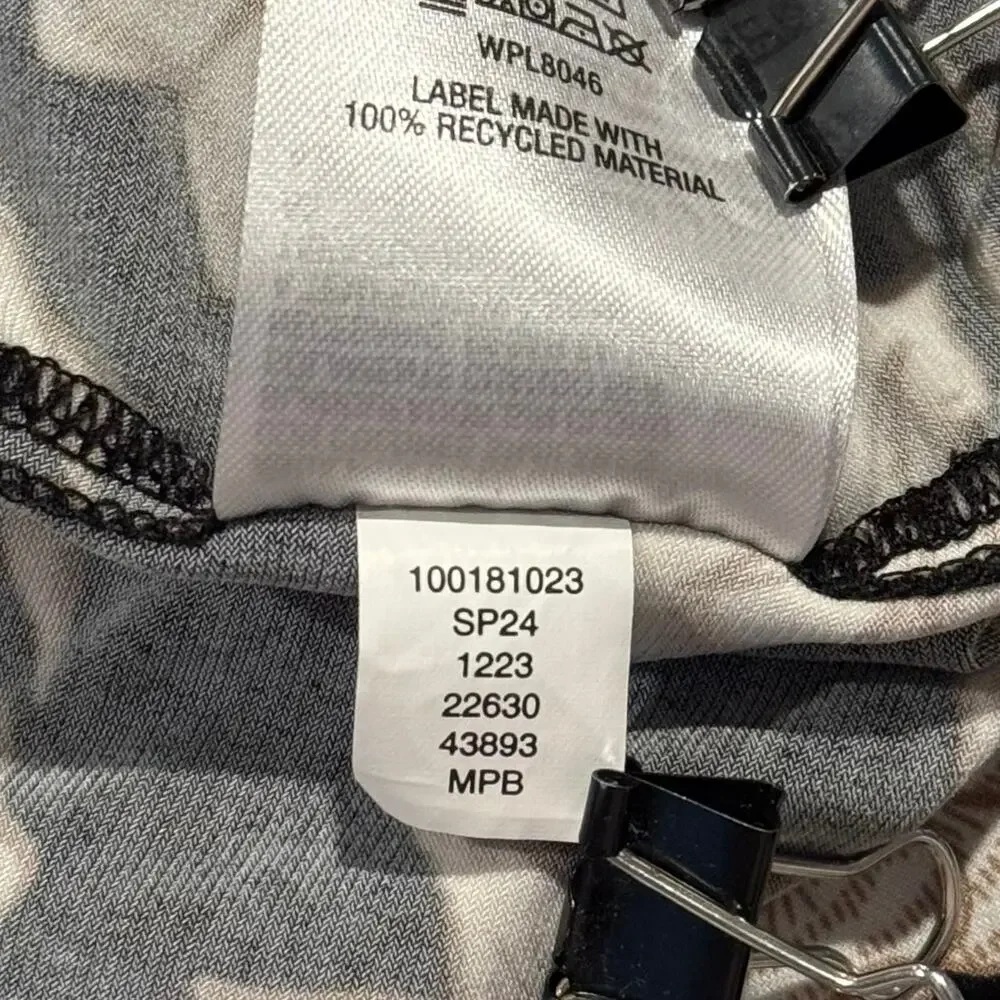 JM Collection Pants Slinky Pull On Boho Feminine Resort Floral Black Size Large - Picture 4 of 5